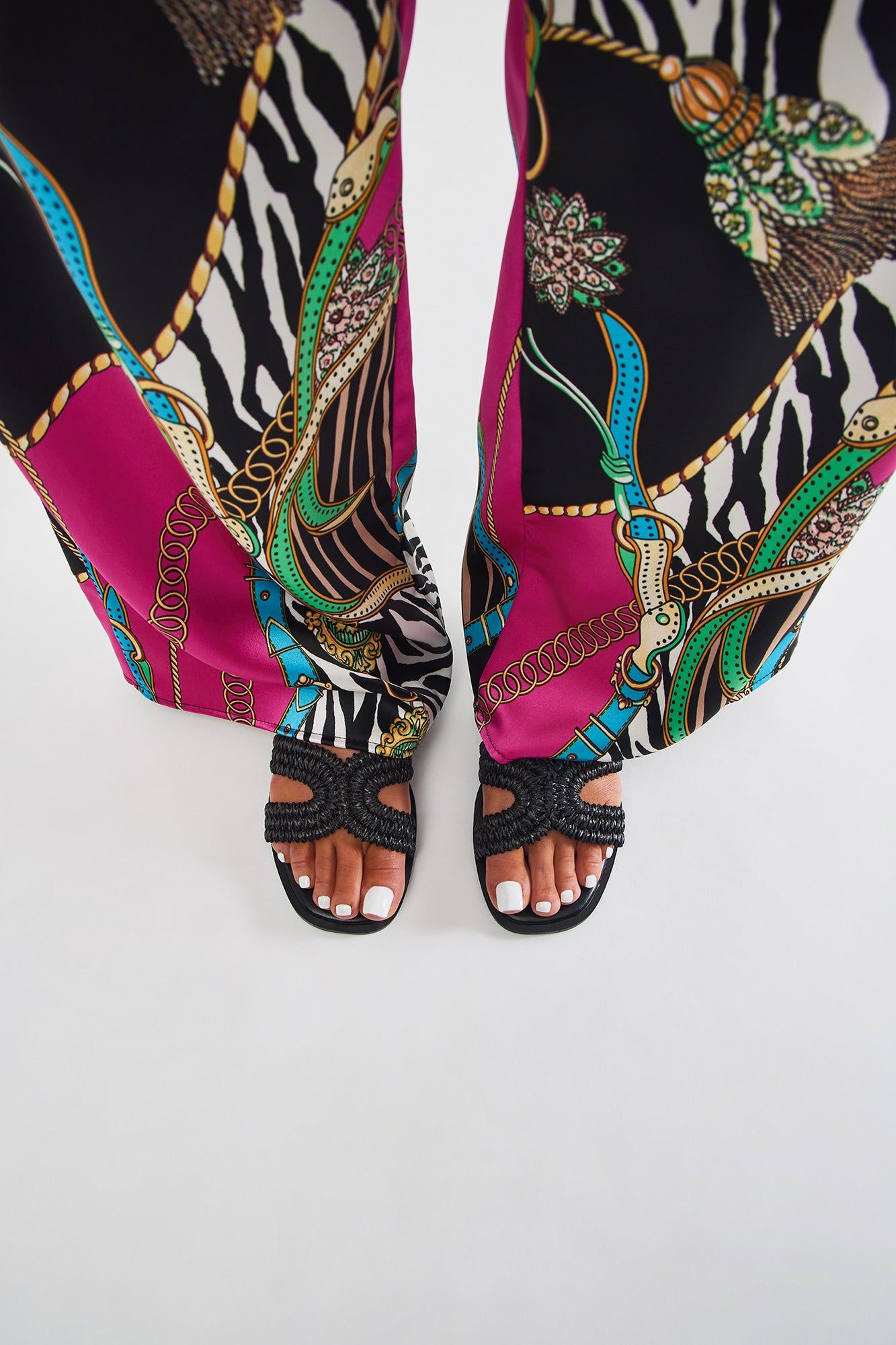 Poolside Babe Flat Sandals - Black sold by Fashion Nova product image thumbnail 4