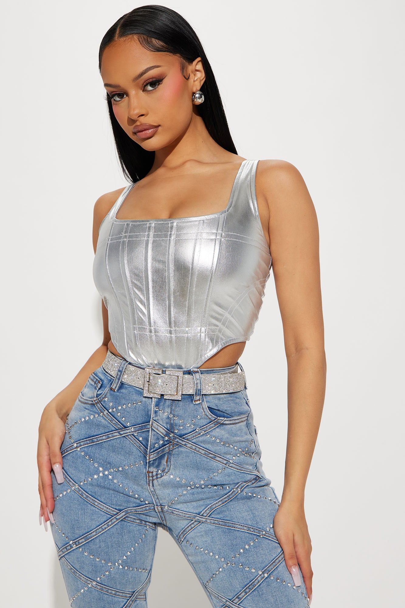 Star Of The Show Belt - Silver sold by Fashion Nova product image thumbnail 2