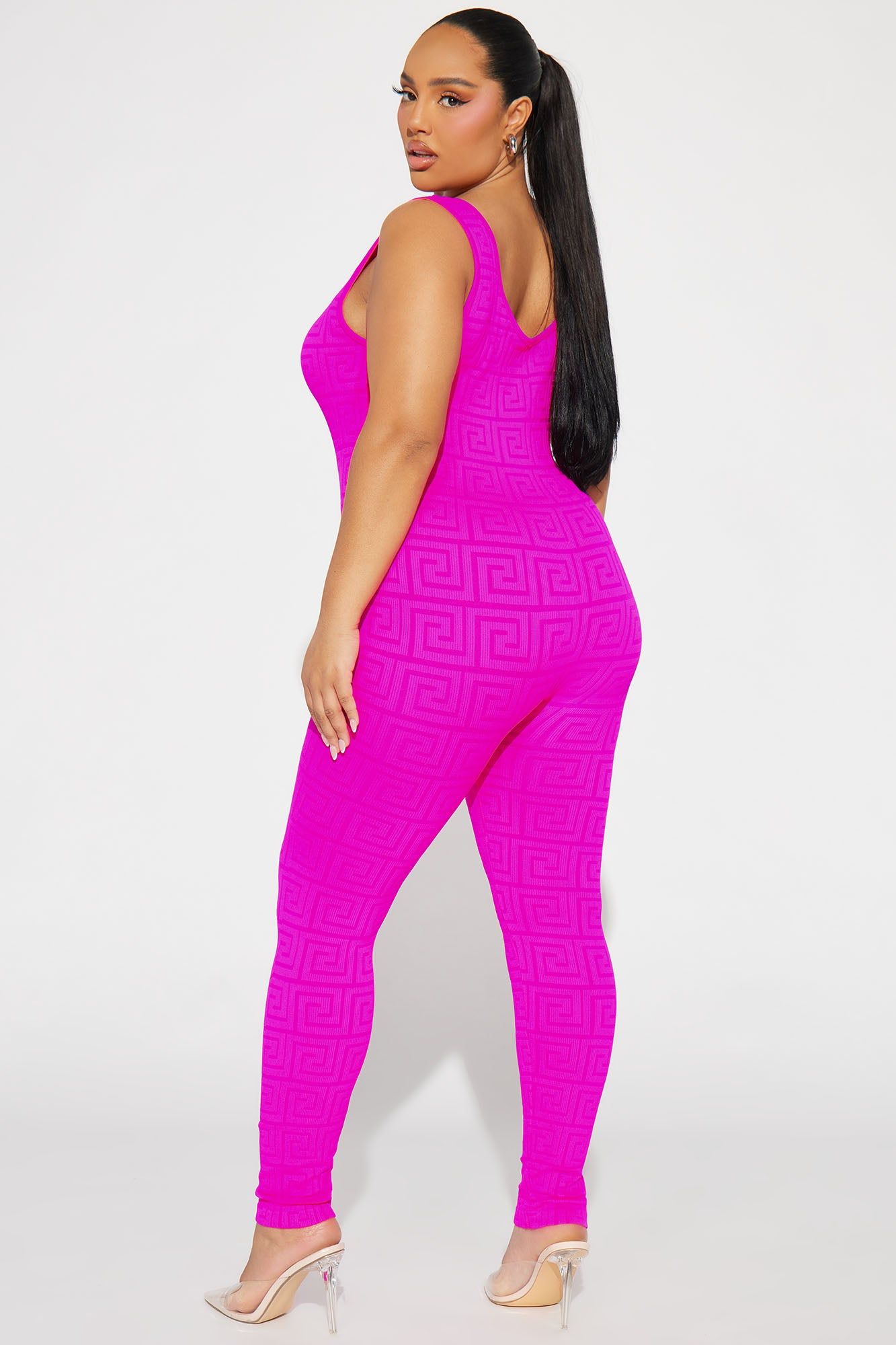Jordan Seamless Jumpsuit - Pink sold by Fashion Nova product image thumbnail 3