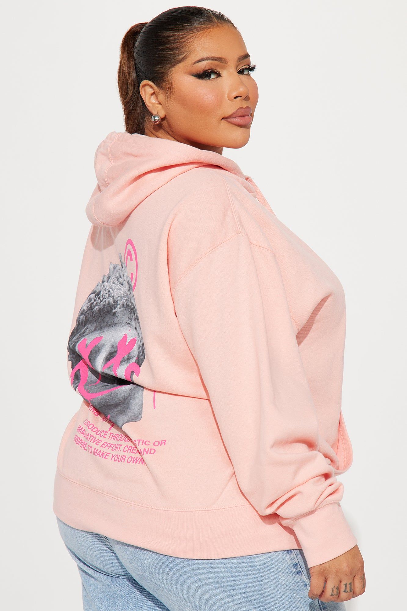 Create Art Hoodie - Pink sold by Fashion Nova product image thumbnail 8