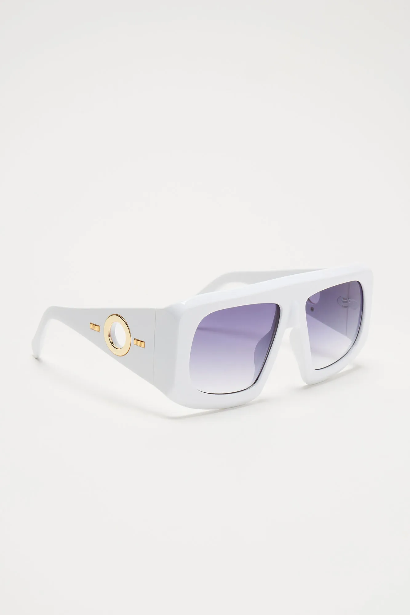 Totally Miami Sunglasses - White sold by Fashion Nova product image thumbnail 2
