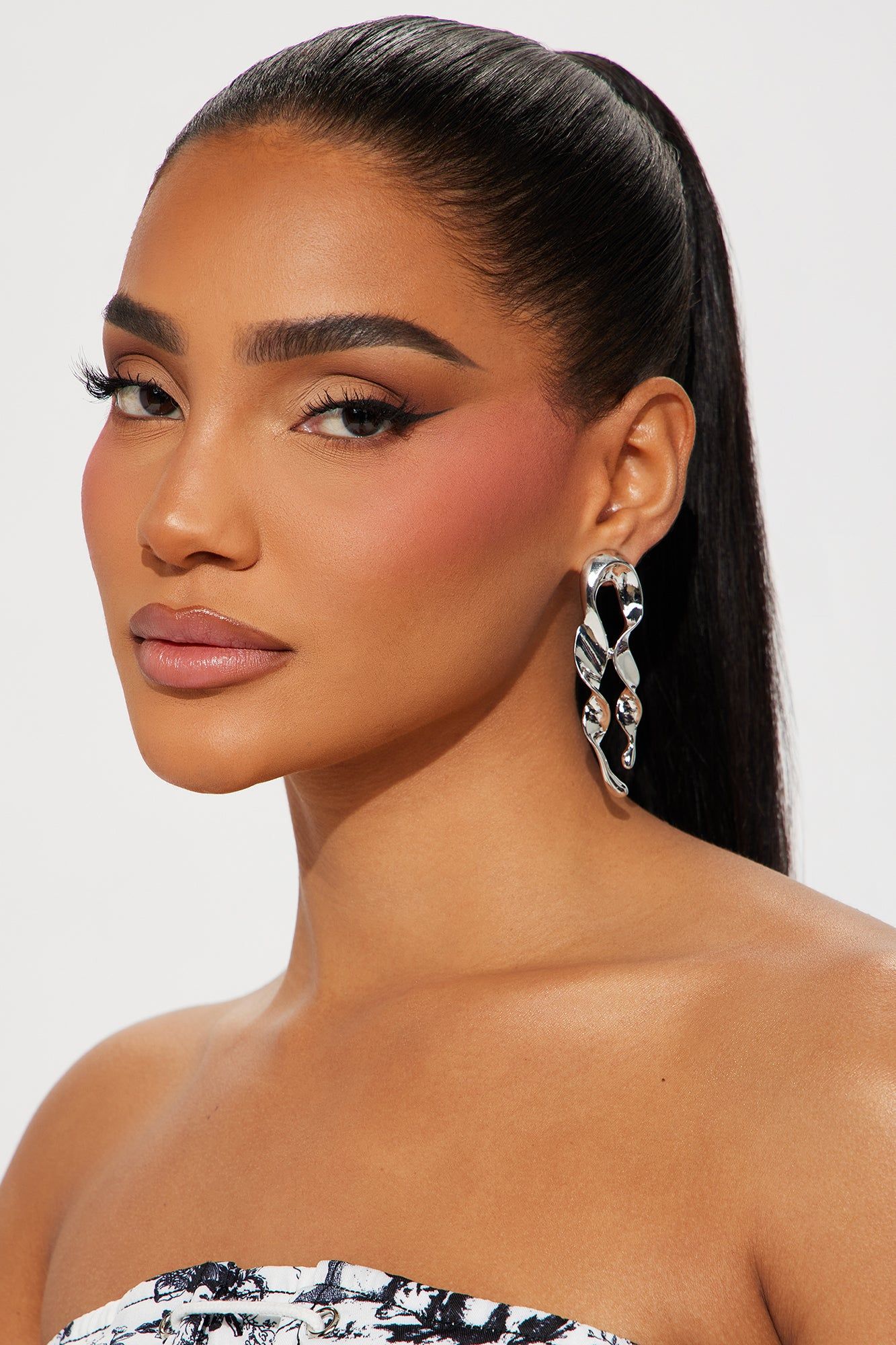 Twirl Me Around Earrings - Silver sold by Fashion Nova product image thumbnail 2