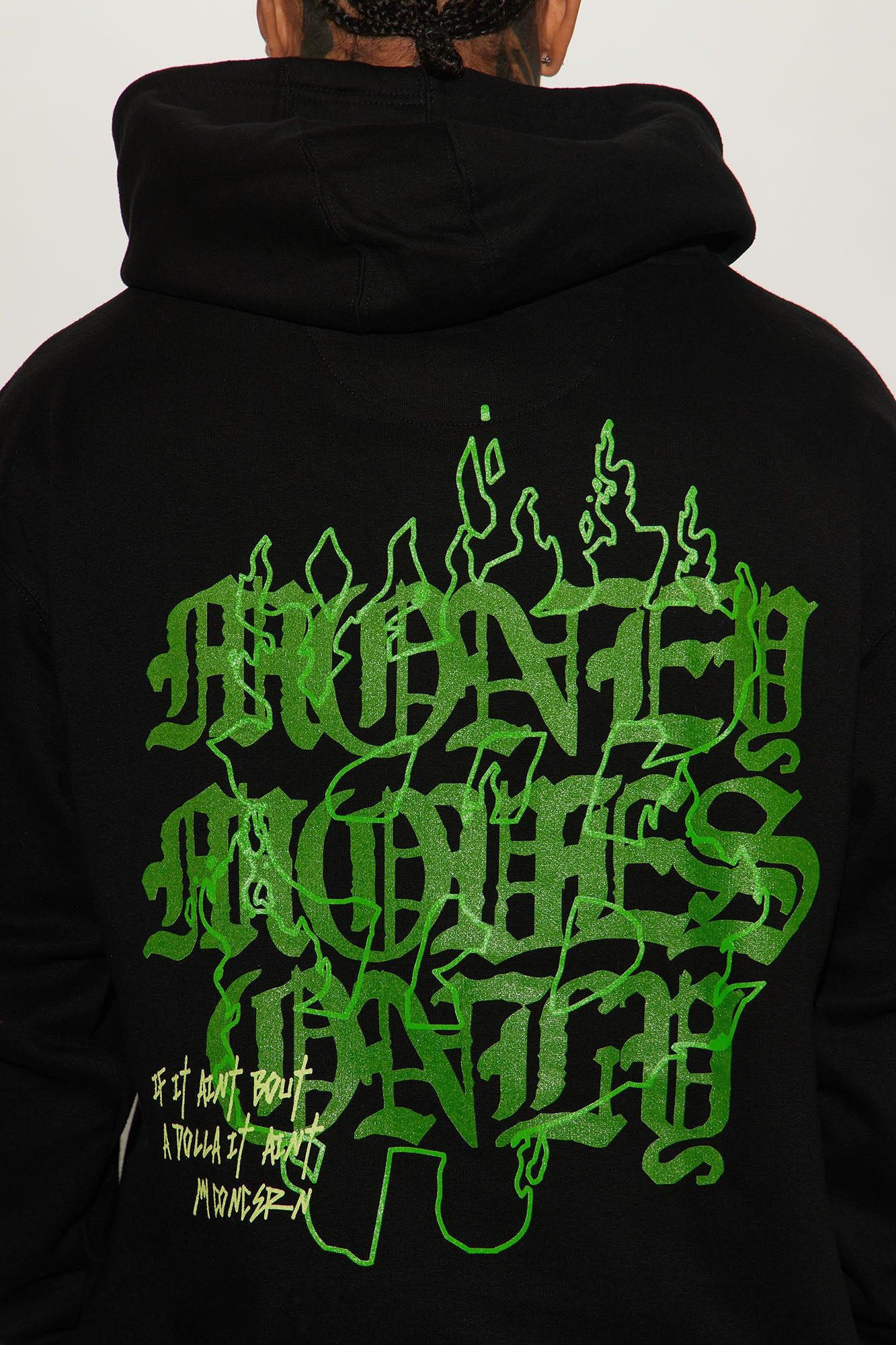 Money Moves Only Hoodie - Black sold by Fashion Nova product image thumbnail 5