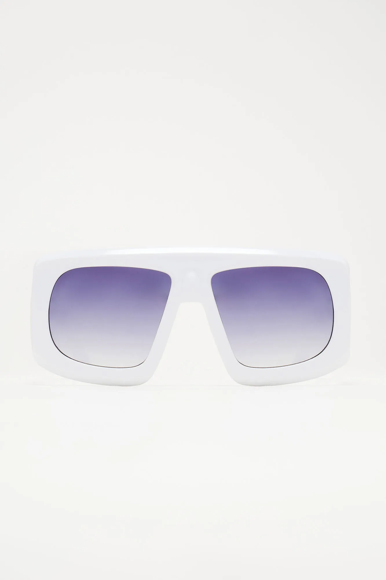 Totally Miami Sunglasses - White sold by Fashion Nova