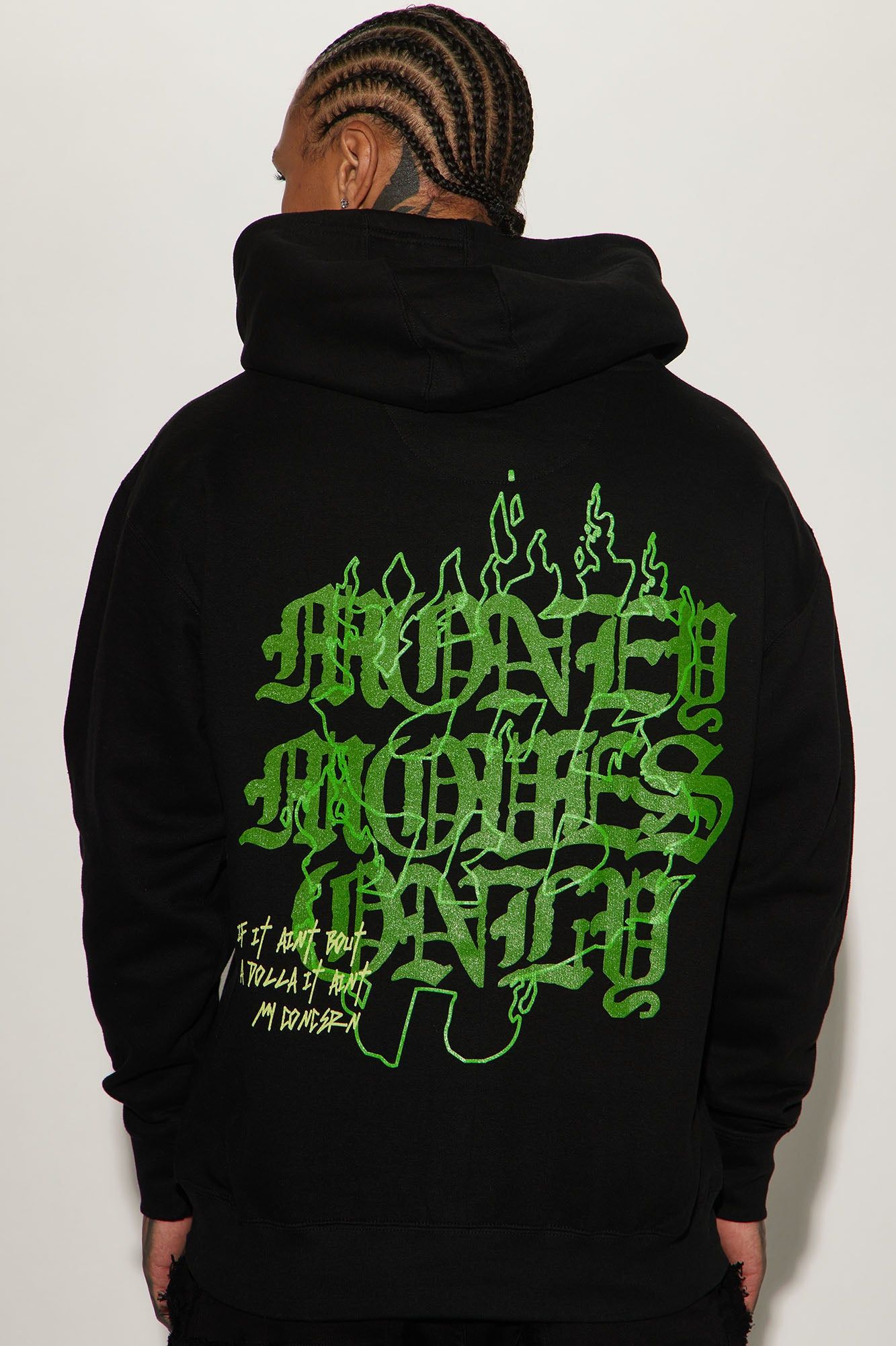 Money Moves Only Hoodie - Black sold by Fashion Nova product image thumbnail 4