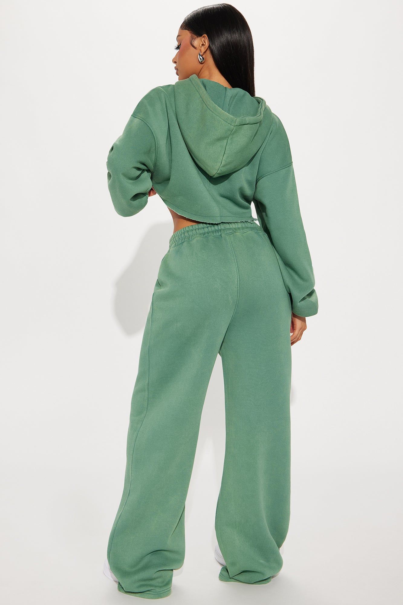 On The Go Fleece Pant Set - Green sold by Fashion Nova product image thumbnail 3