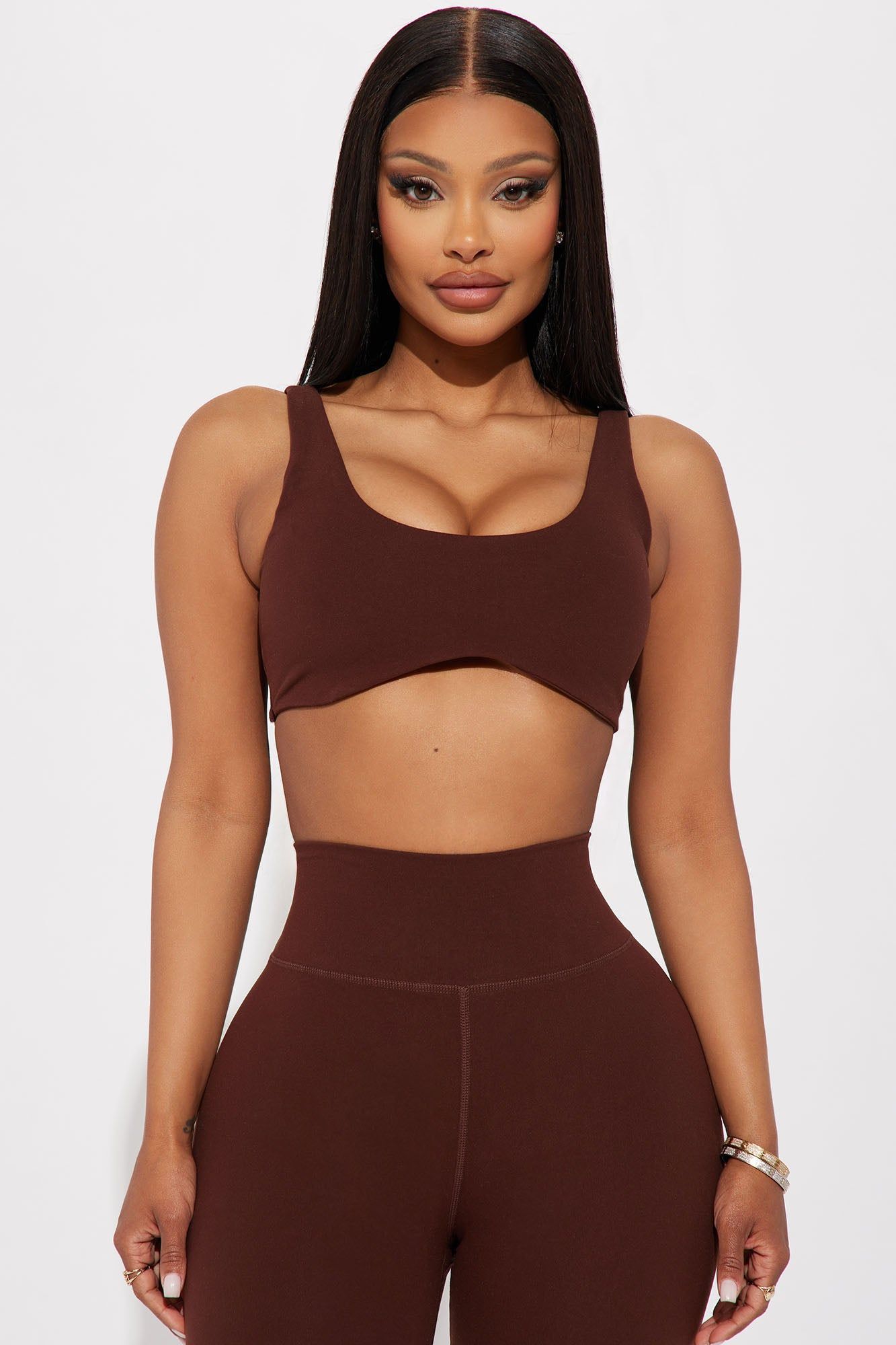 Soft Life Sports Bra - Brown sold by Fashion Nova