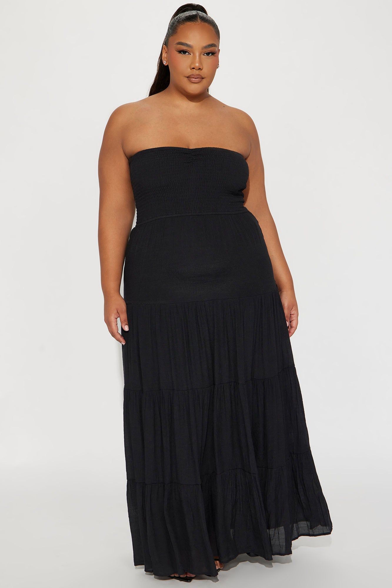 Juliette Tube Maxi Dress - Black sold by Fashion Nova product image thumbnail 4