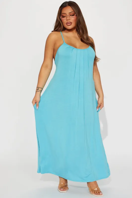 Grace Maxi Dress - Teal sold by Fashion Nova