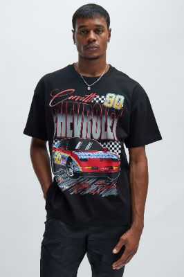 Chevrolet 1990 Corvette Oversized Short Sleeve Tee - Black sold by Fashion Nova
