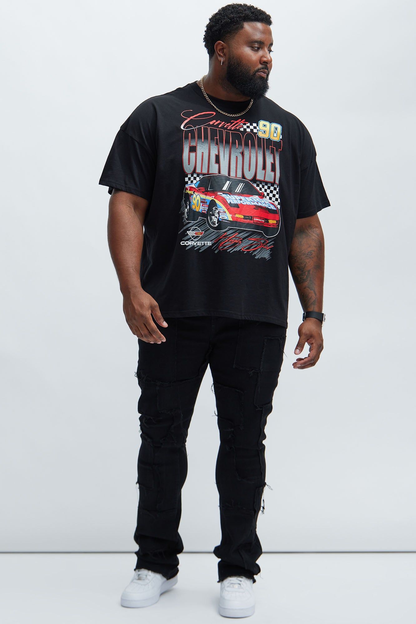 Chevrolet 1990 Corvette Oversized Short Sleeve Tee - Black sold by Fashion Nova product image thumbnail 4