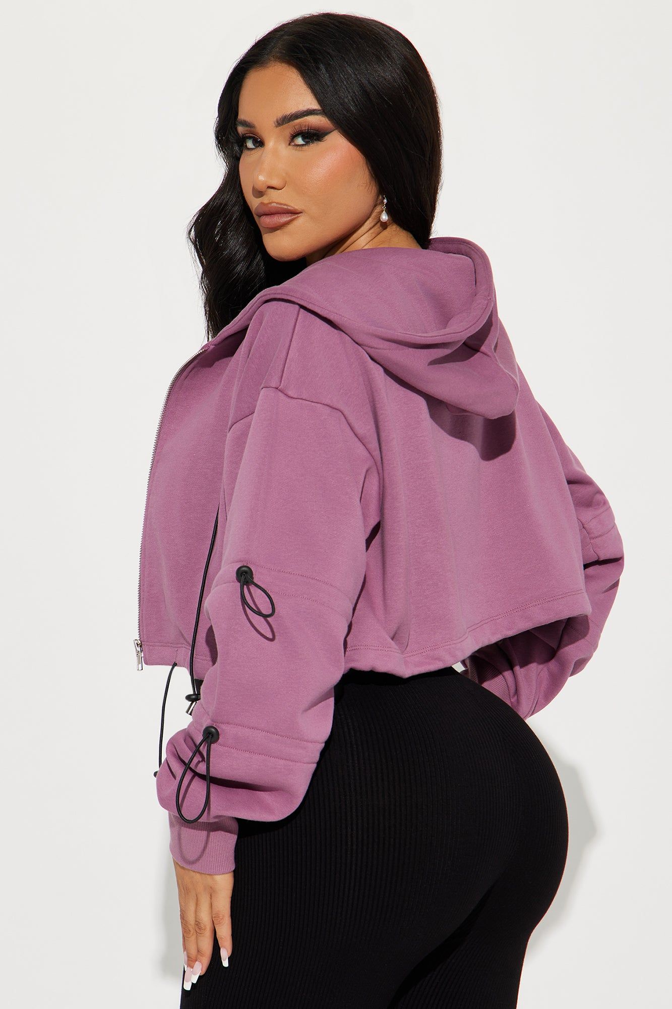 Early Calls Lounge Hoodie - Mauve sold by Fashion Nova product image thumbnail 3