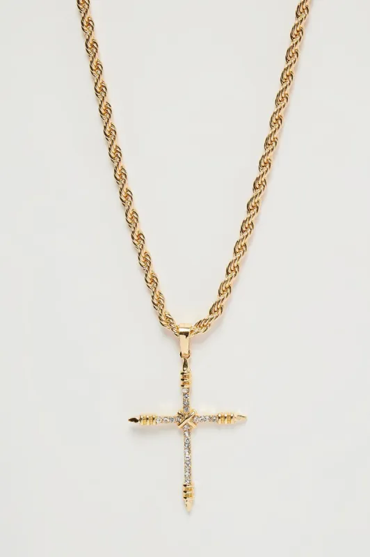 Open Season Necklace - Gold/combo sold by Fashion Nova