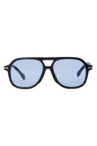 More Time Sunglasses - Black/Blue sold by Fashion Nova
