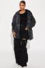 Mixed Feelings Washed Corduroy Jacket - Charcoal sold by Fashion Nova