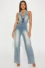 Demie Denim Jumpsuit - Medium Wash sold by Fashion Nova