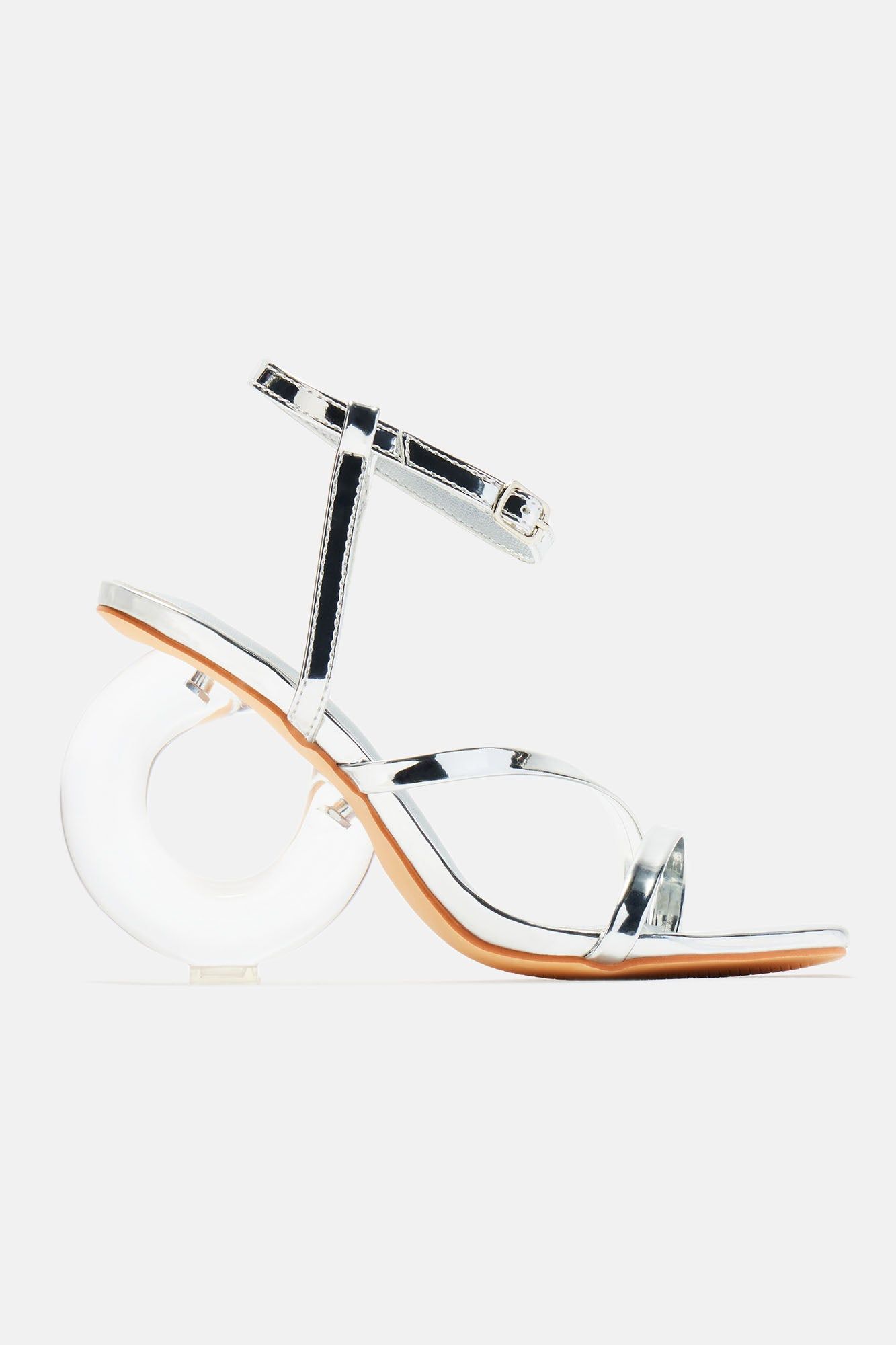 Give Me A Ring Square Toe Heels - Silver sold by Fashion Nova product image thumbnail 4