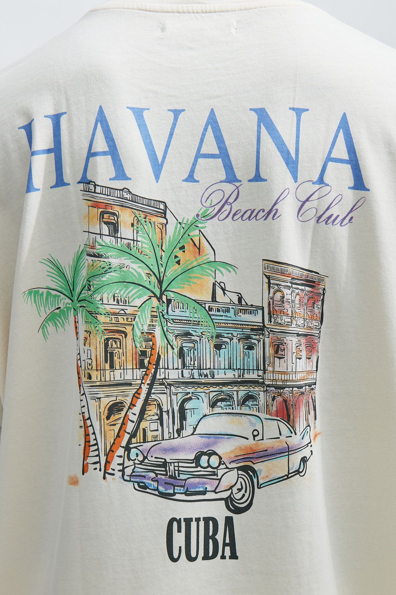 Havana Beach Oversize Short Sleeve Tee - Cream sold by Fashion Nova product image thumbnail 5