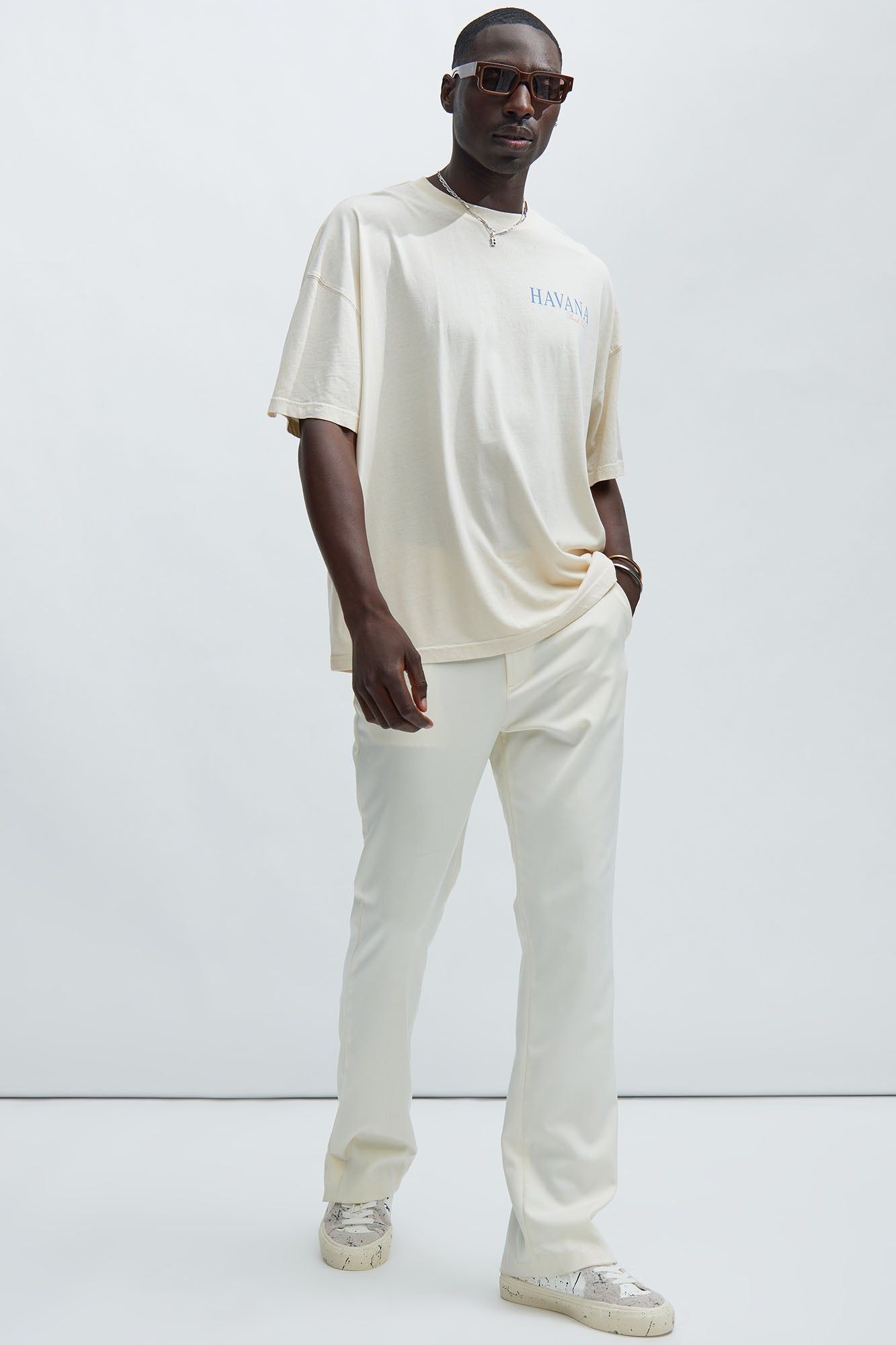 Havana Beach Oversize Short Sleeve Tee - Cream sold by Fashion Nova product image thumbnail 2