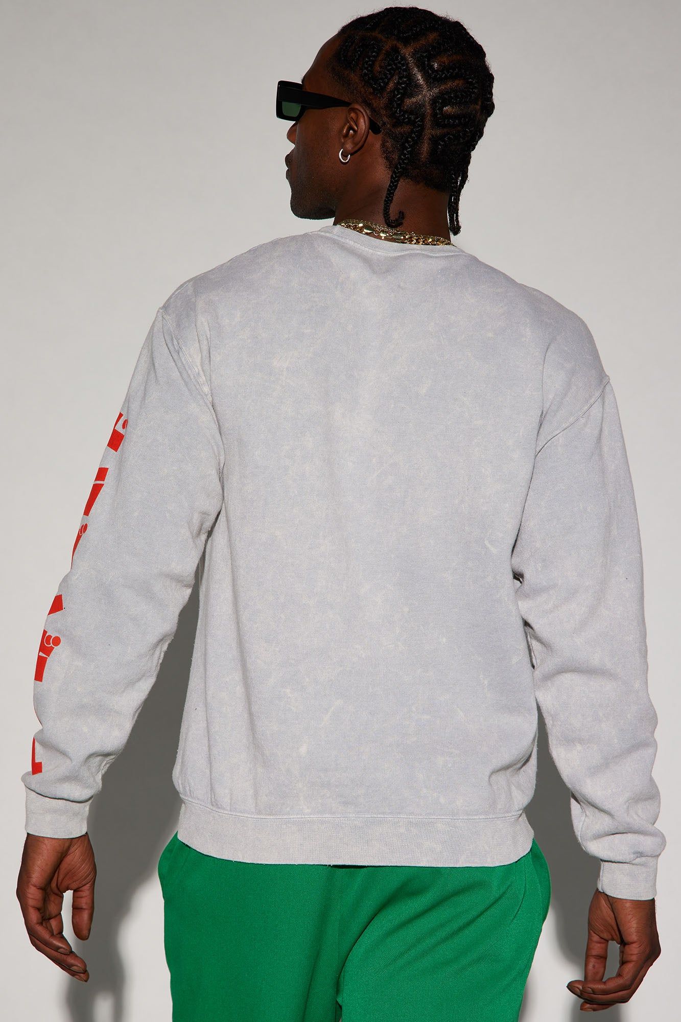 Dragon Ball Crew Neck Sweater - Heather Grey sold by Fashion Nova product image thumbnail 5