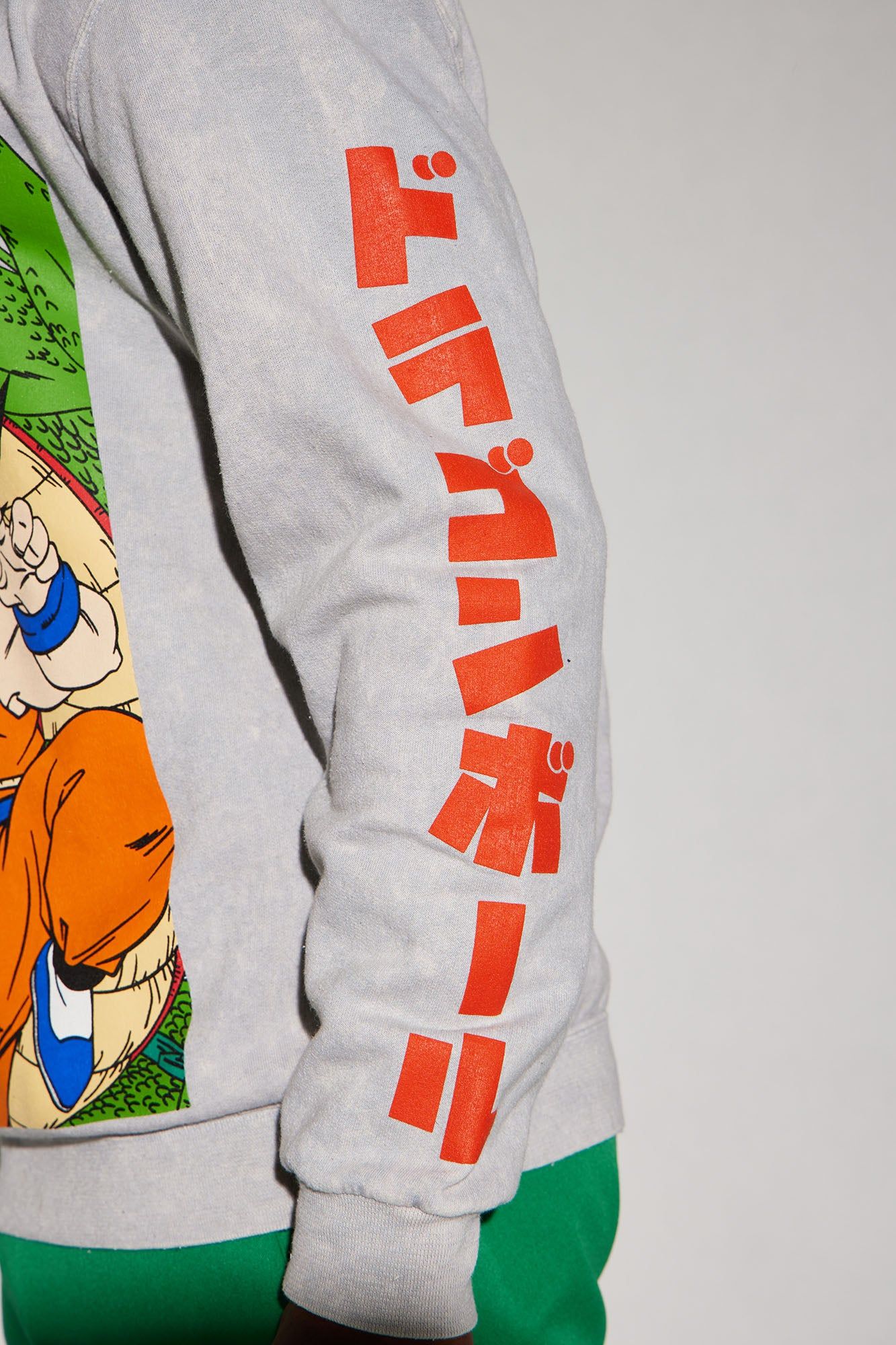 Dragon Ball Crew Neck Sweater - Heather Grey sold by Fashion Nova product image thumbnail 4