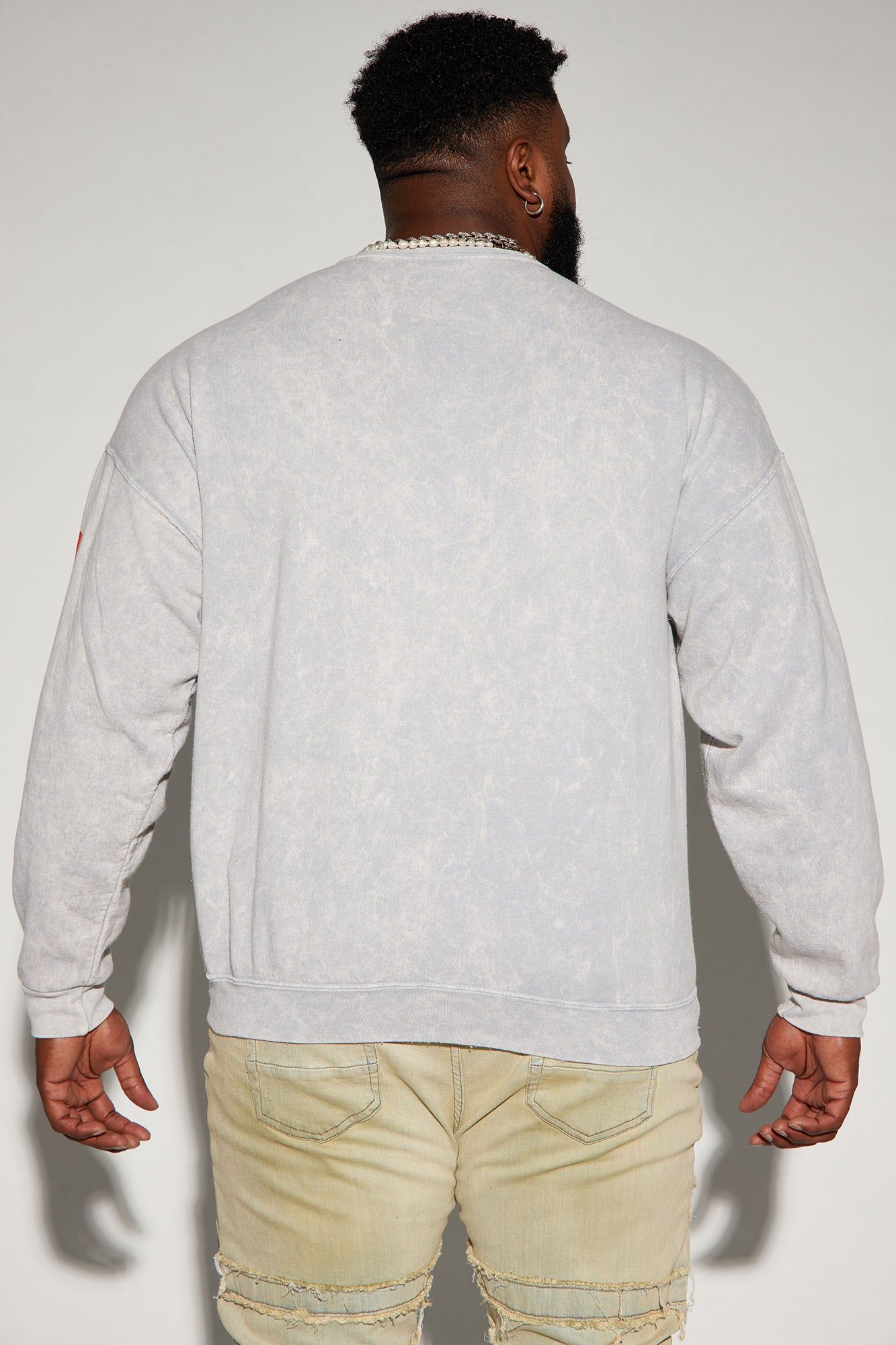 Dragon Ball Crew Neck Sweater - Heather Grey sold by Fashion Nova product image thumbnail 10