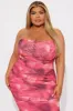 Teyana Mesh Maxi Dress - Pink sold by Fashion Nova