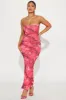 Teyana Mesh Maxi Dress - Pink sold by Fashion Nova