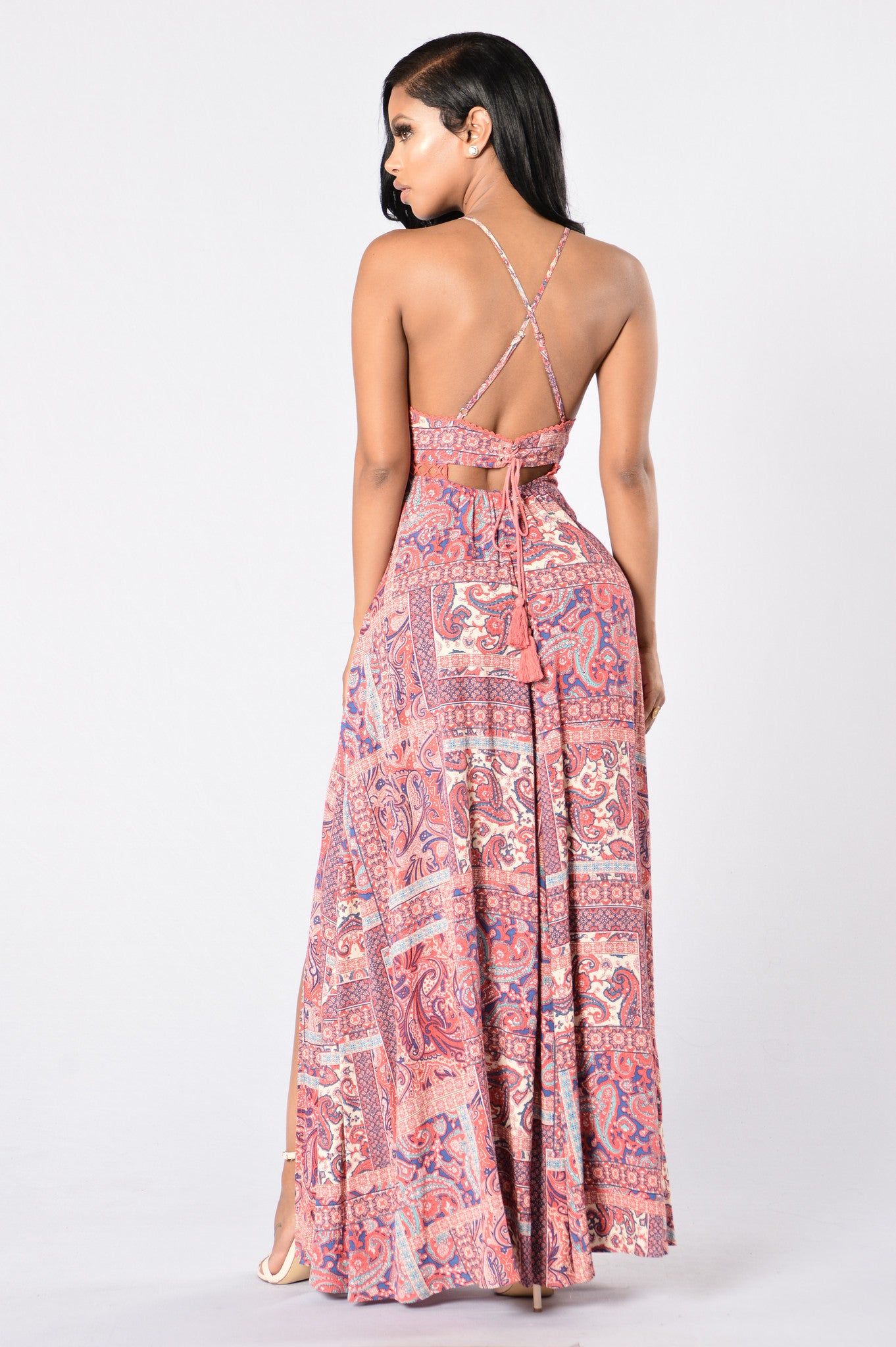 Going Somewhere? Maxi Dress - Pink sold by Fashion Nova product image thumbnail 2