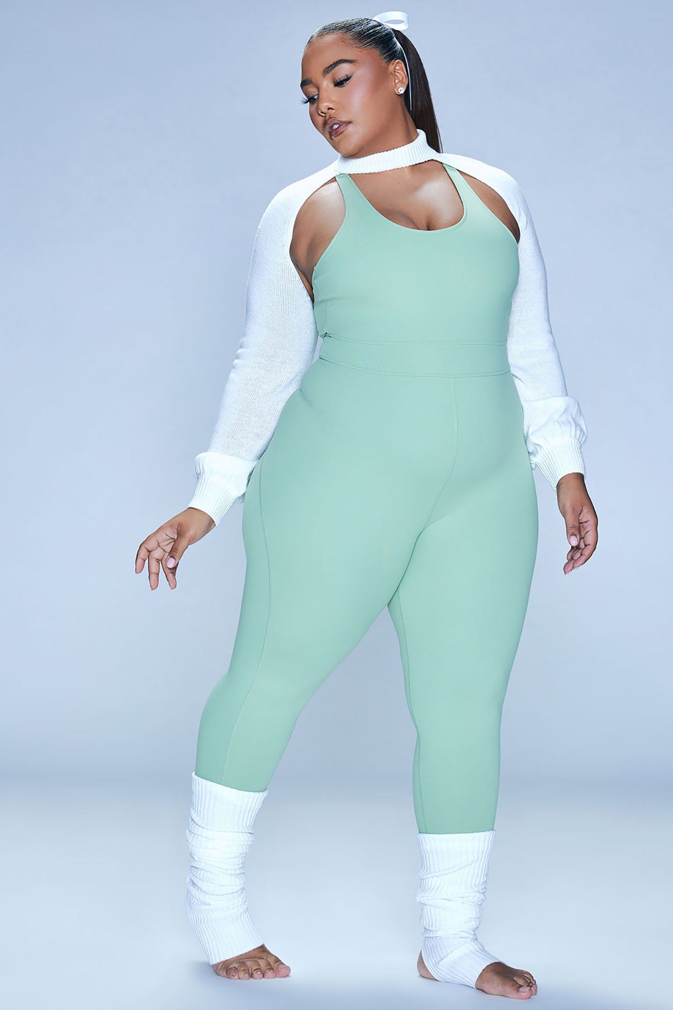 Balance Super Soft Active Jumpsuit - Sage sold by Fashion Nova product image thumbnail 5