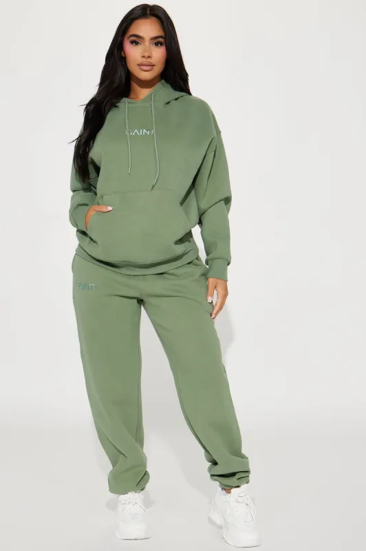 Saint Sweatpant Set - Sage sold by Fashion Nova