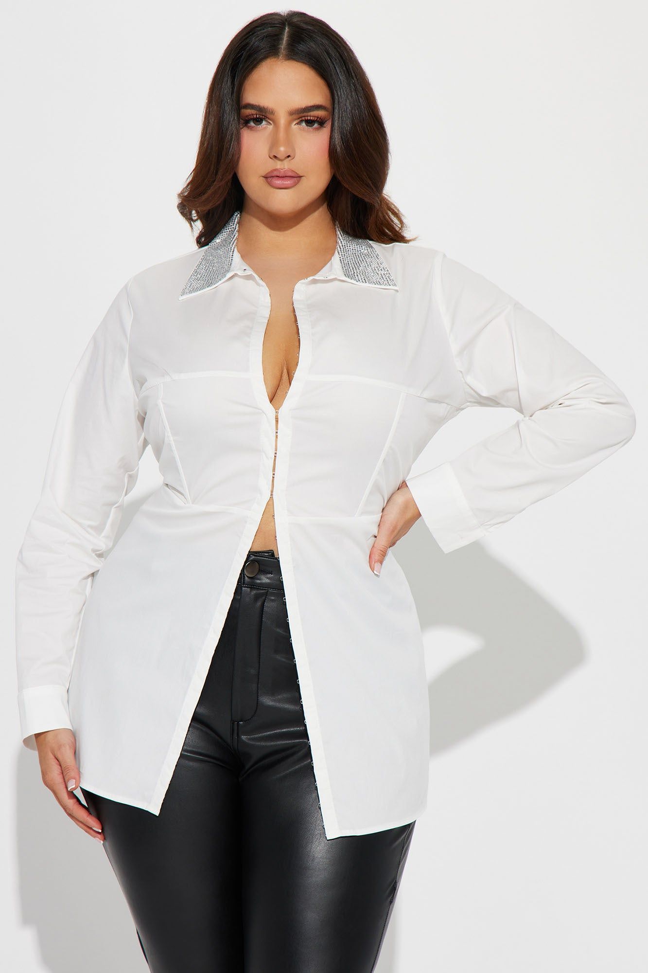 Not Like The Rest Shirt - White sold by Fashion Nova product image thumbnail 4