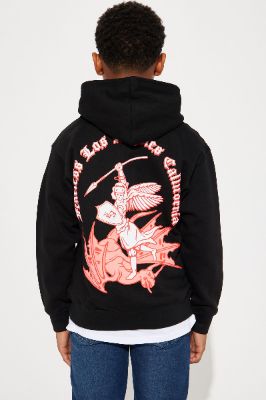 Mini Fearless Hoodie - Black sold by Fashion Nova