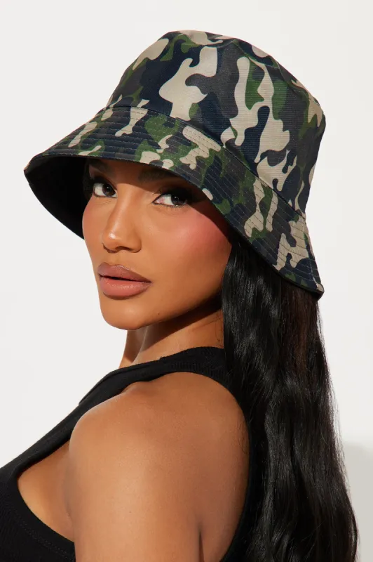 Tougher Than You Think Bucket Hat - Camouflage sold by Fashion Nova
