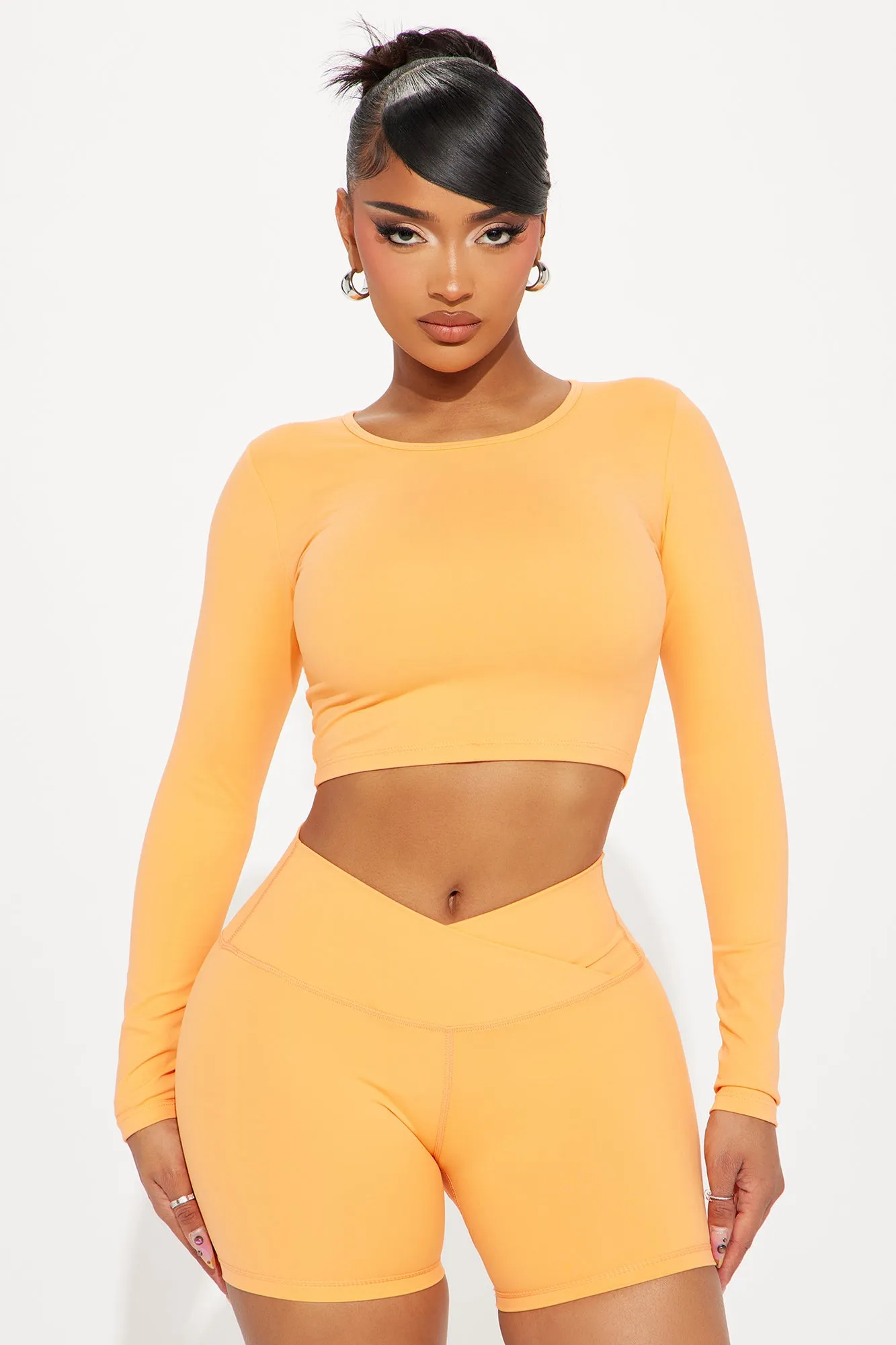 Keep The Peace Active Set - Orange sold by Fashion Nova