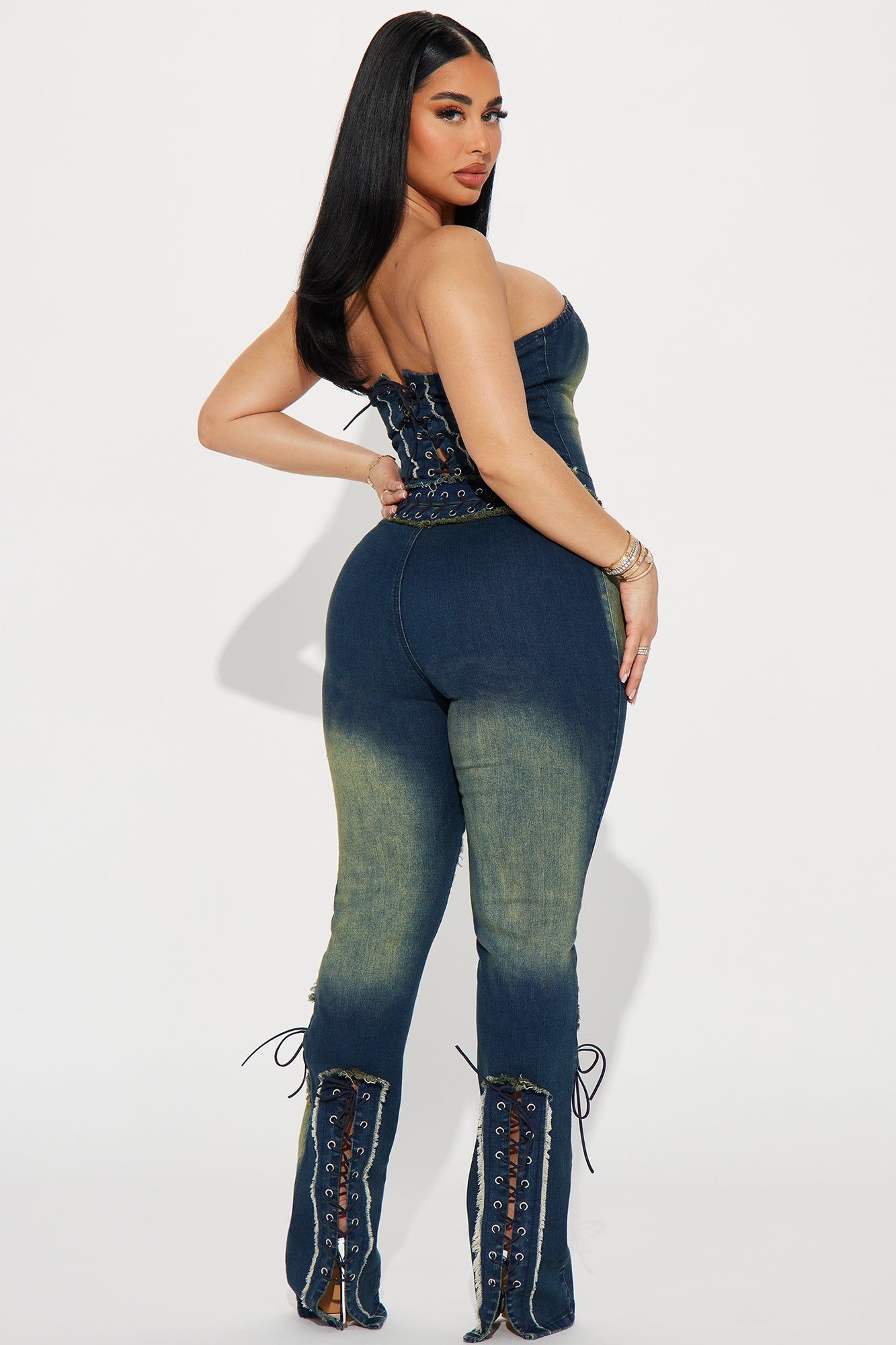 The Way It Is Denim Jumpsuit  - Medium Wash sold by Fashion Nova product image thumbnail 3