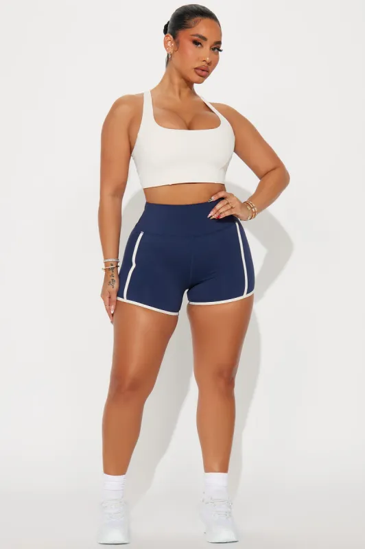 Push and Pull Mix Match Active Set - Navy/combo sold by Fashion Nova