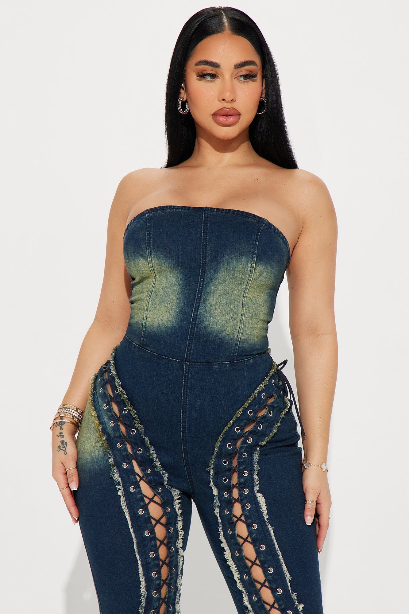 The Way It Is Denim Jumpsuit  - Medium Wash sold by Fashion Nova product image thumbnail 2
