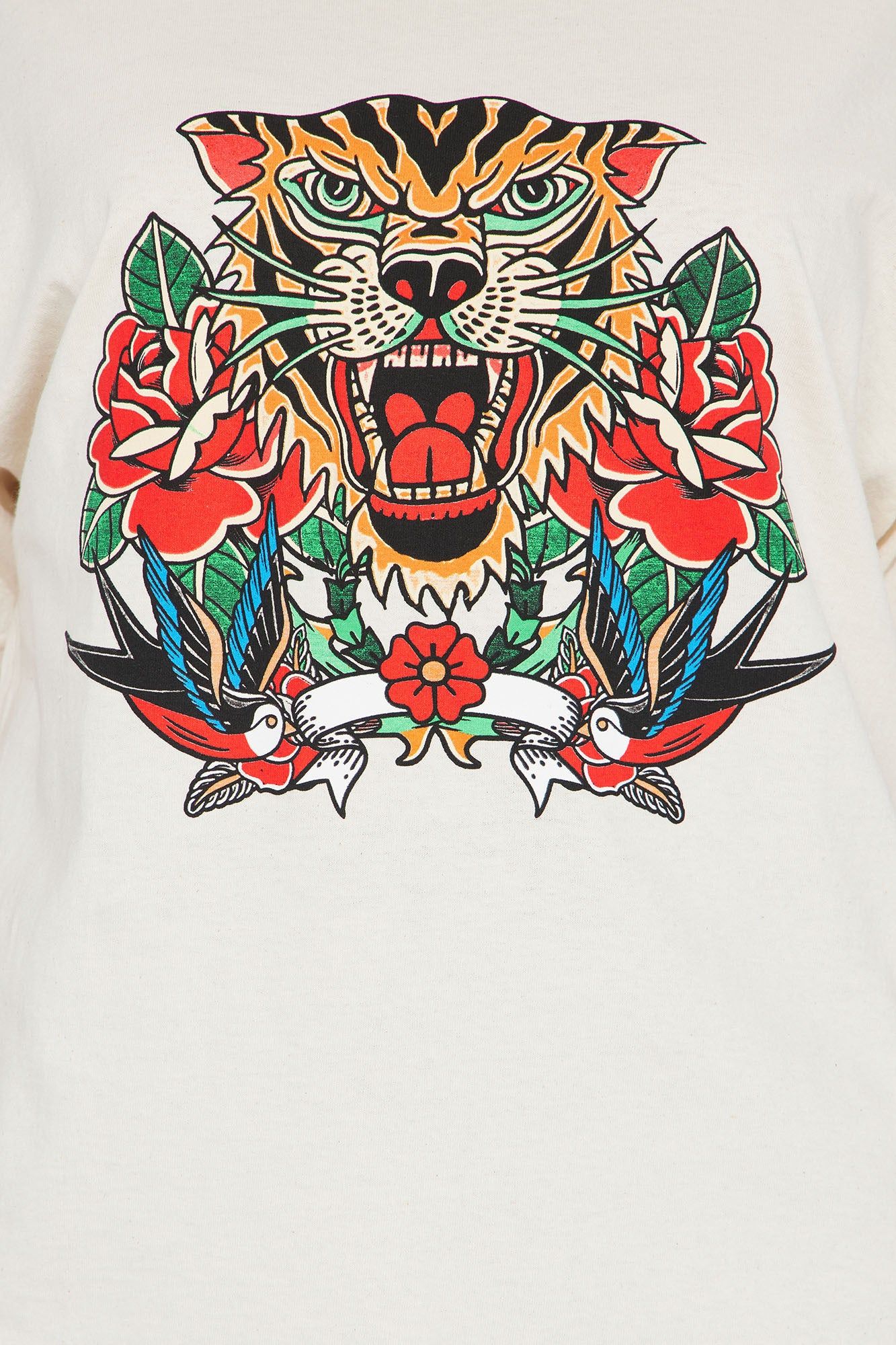 Fierce And Free Graphic Tee - Beige sold by Fashion Nova product image thumbnail 6