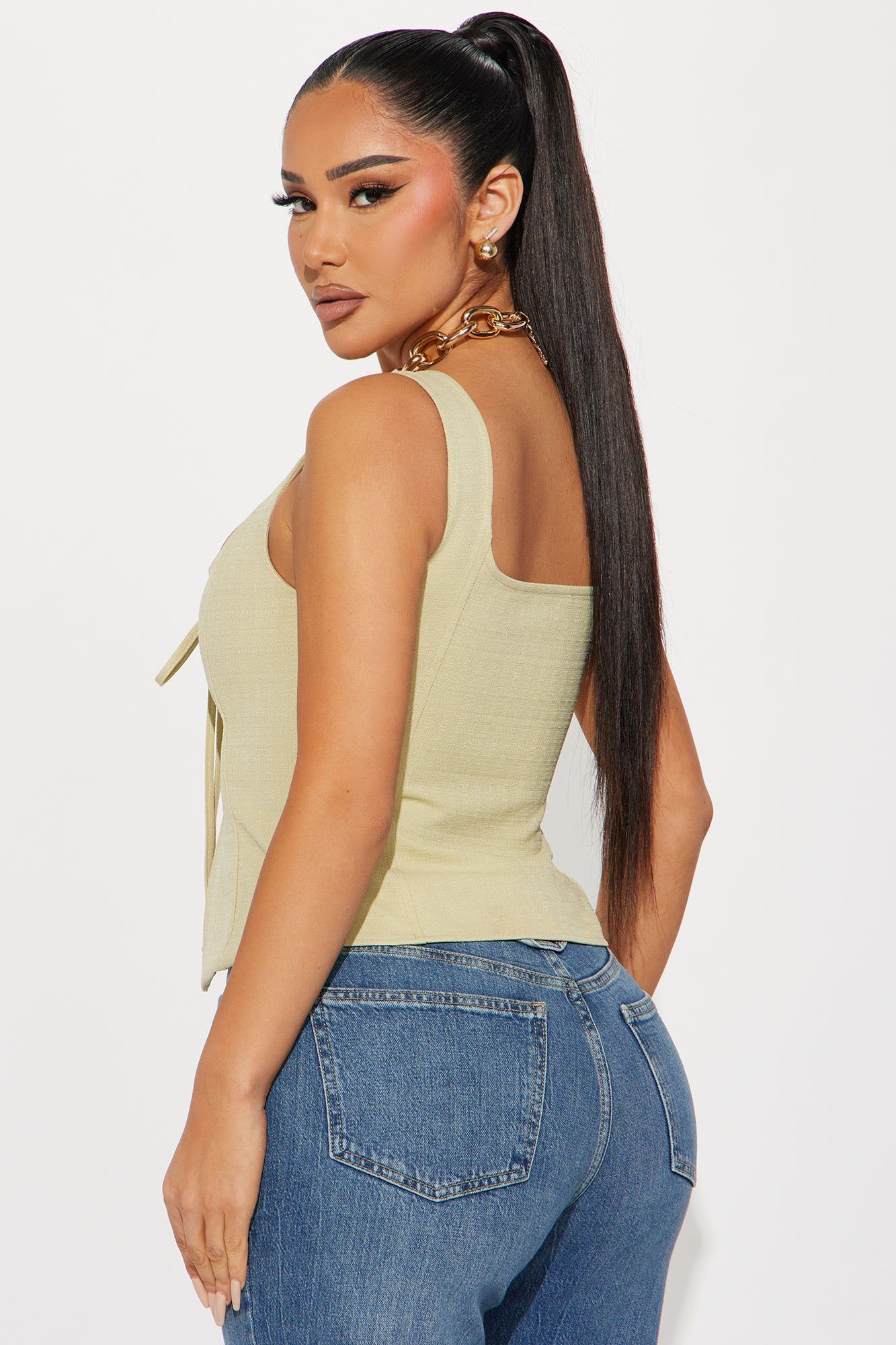 Ivy Tank Top - Sage sold by Fashion Nova product image thumbnail 3