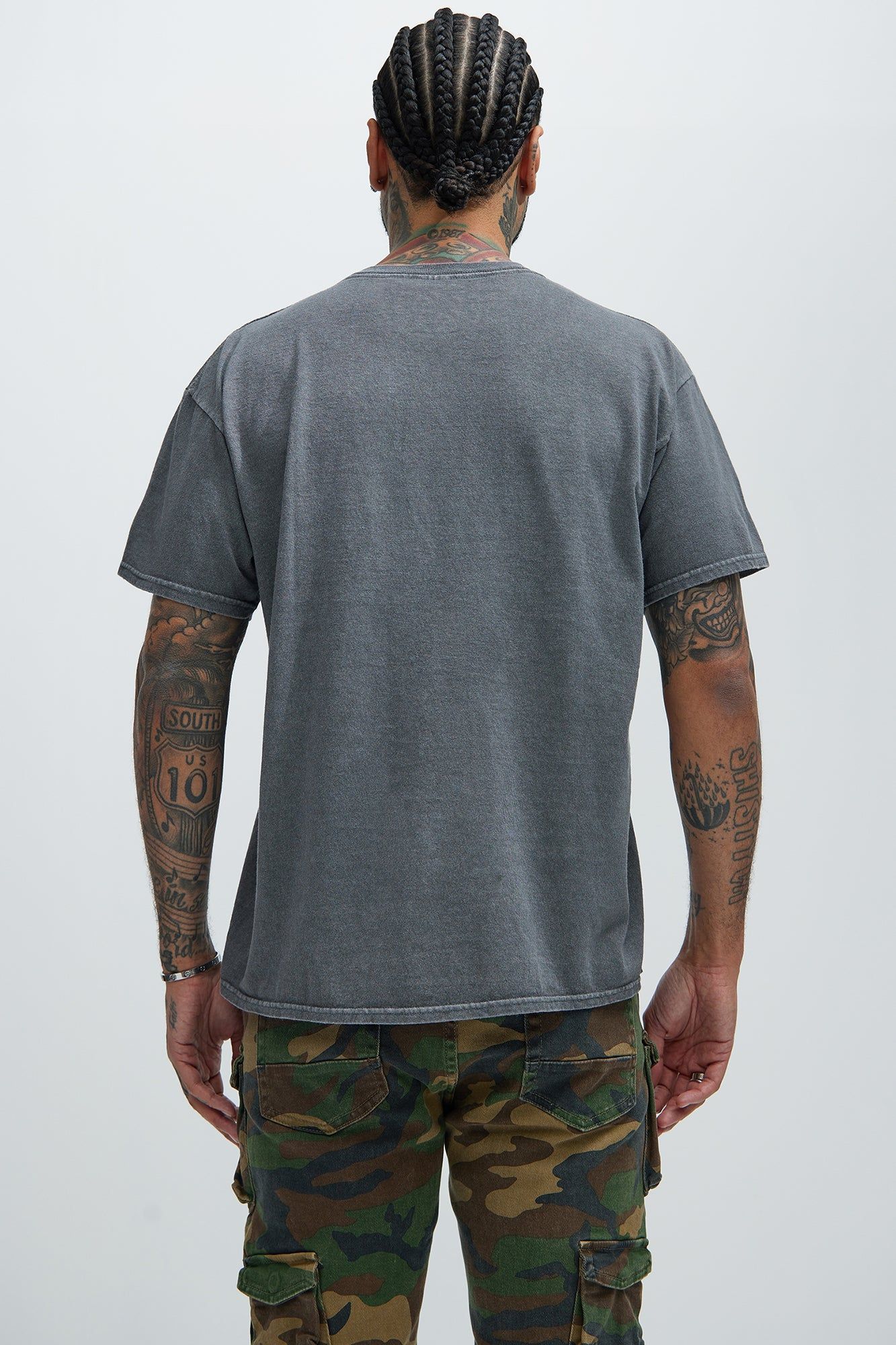 Dodge Hellcat American Muscle Short Sleeve Tee - Charcoal sold by Fashion Nova product image thumbnail 4