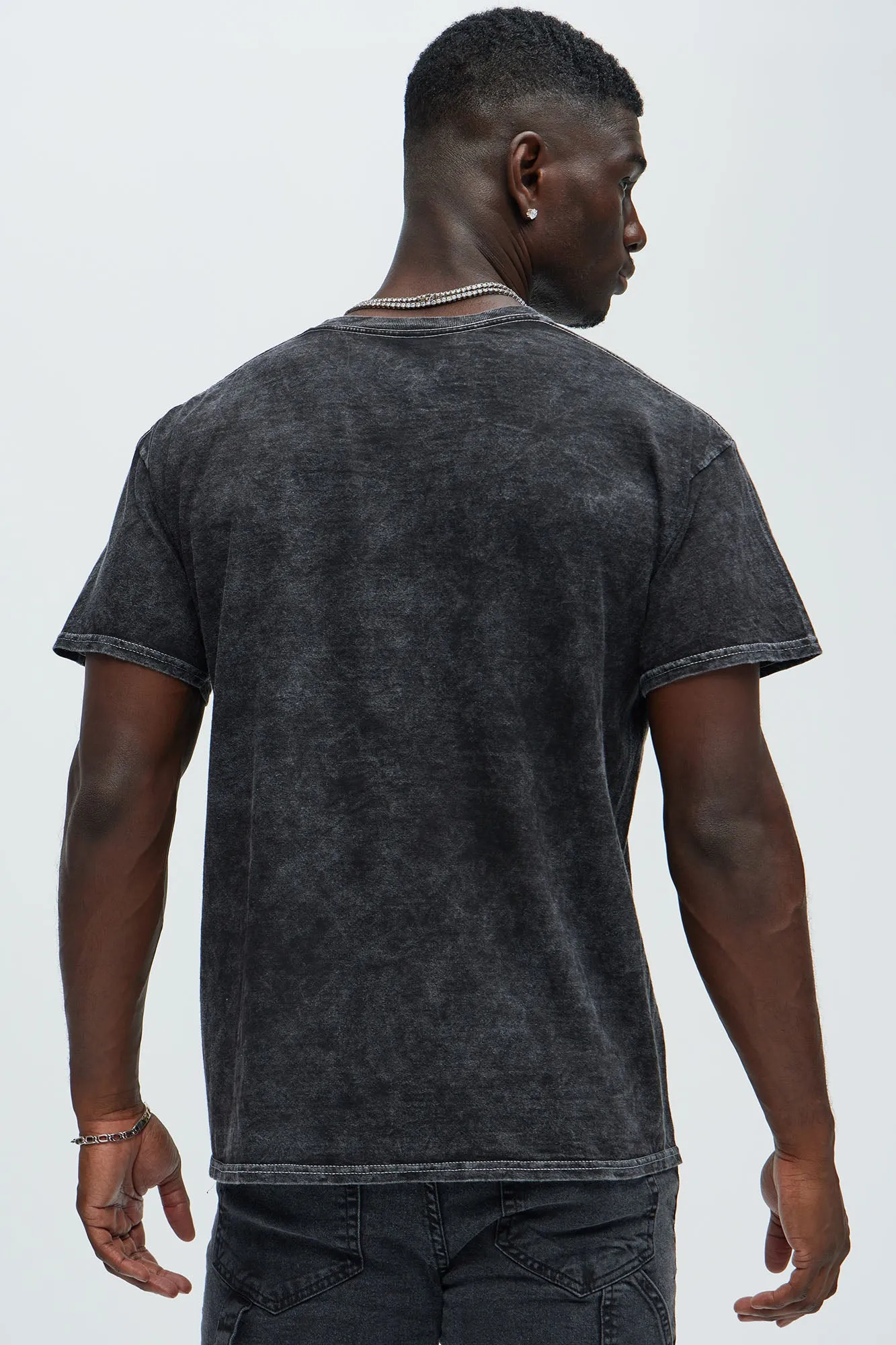 Disney Mickey Mouse Portrait Short Sleeve Tee - Black Wash sold by Fashion Nova product image thumbnail 4