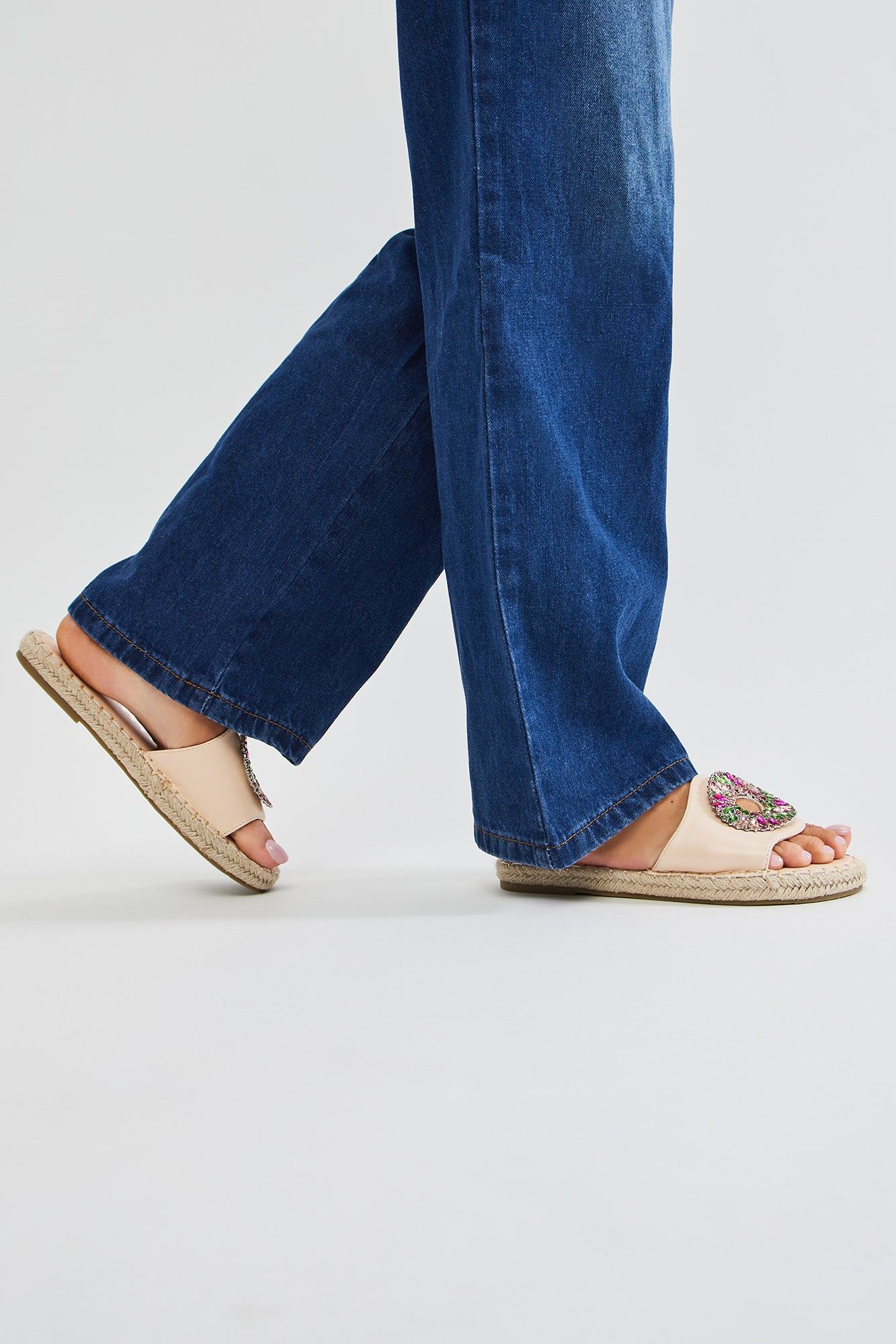 Katana Flat Sandals - Beige sold by Fashion Nova product image thumbnail 5