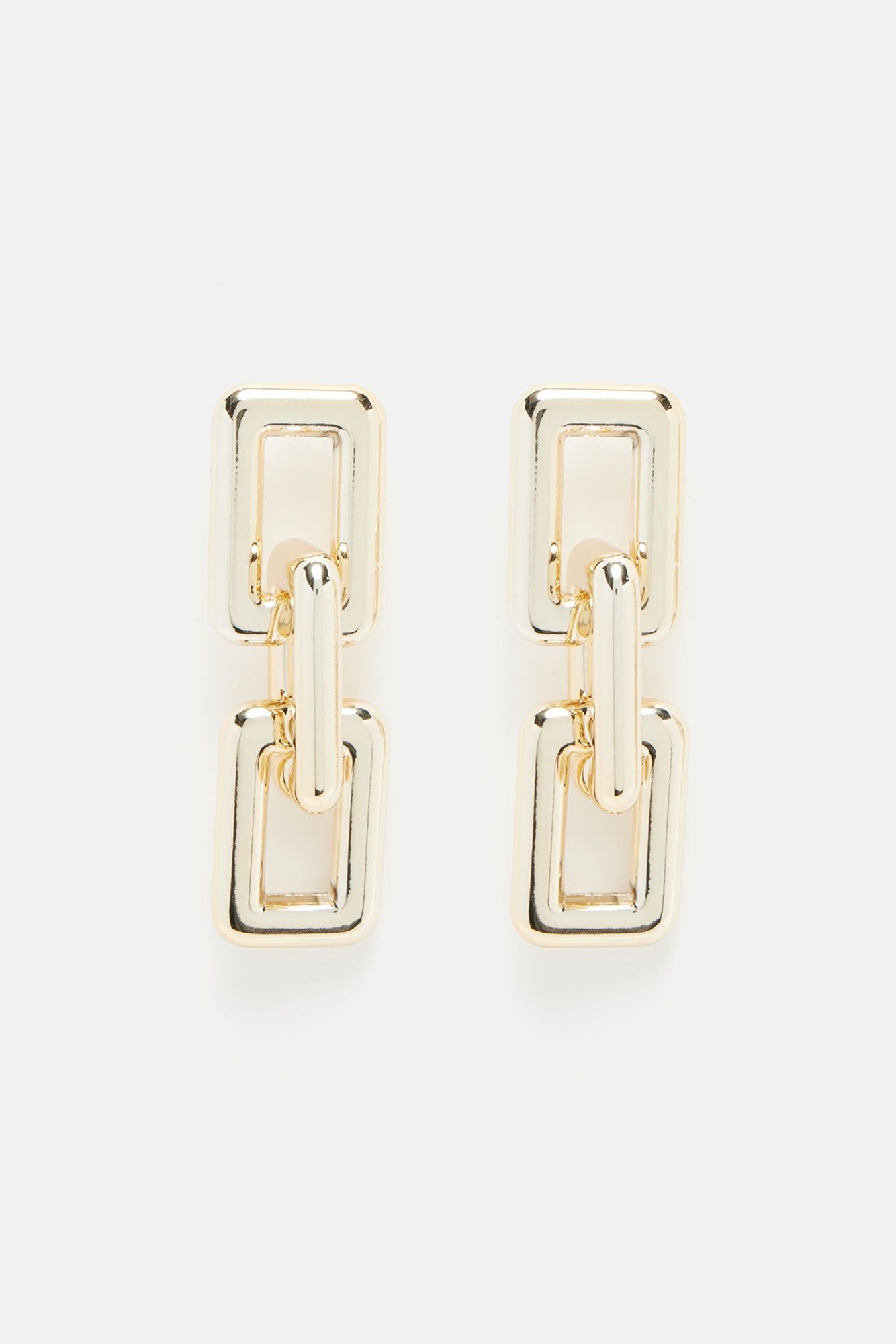 Link Drop Earrings - Gold sold by Fashion Nova product image thumbnail 3