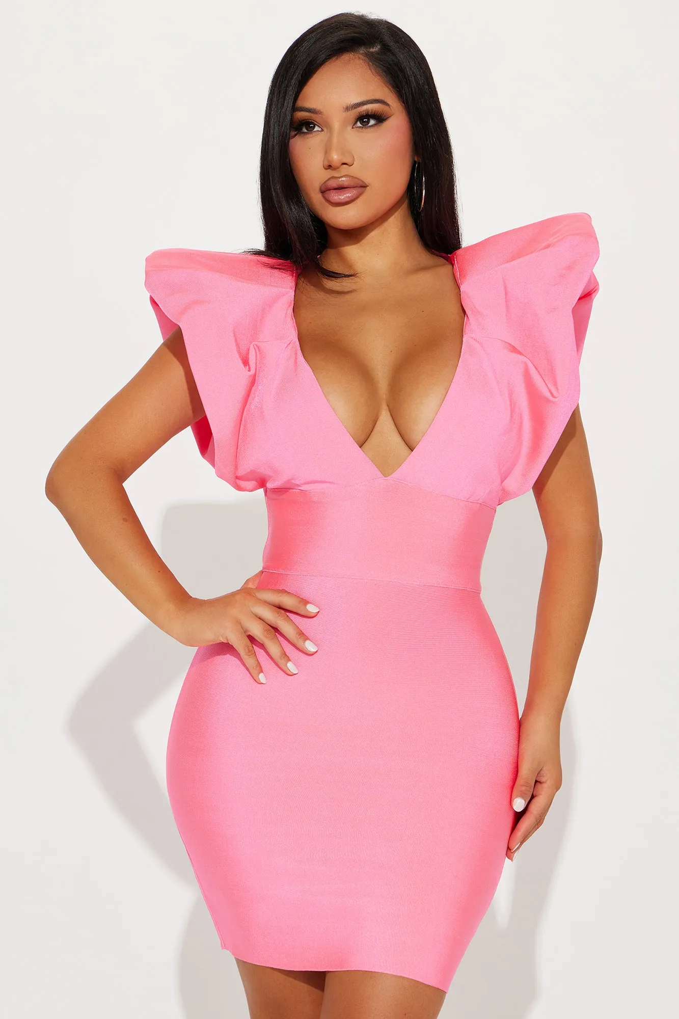 Penelope Bandage Mini Dress - Pink sold by Fashion Nova product image thumbnail 2