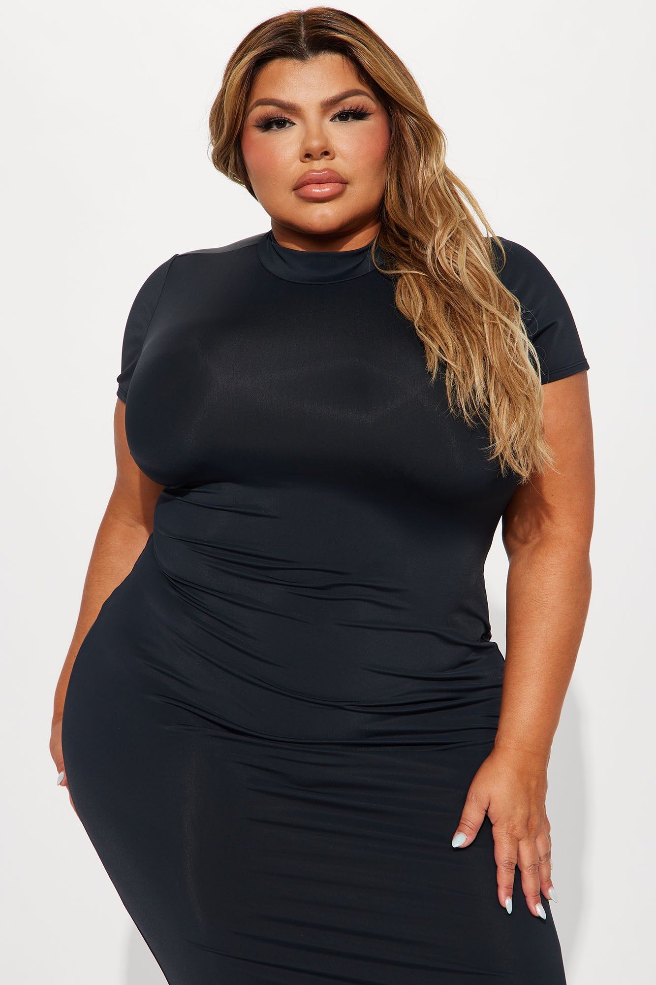 Genesis Sculpting Maxi Dress - Black sold by Fashion Nova product image thumbnail 2