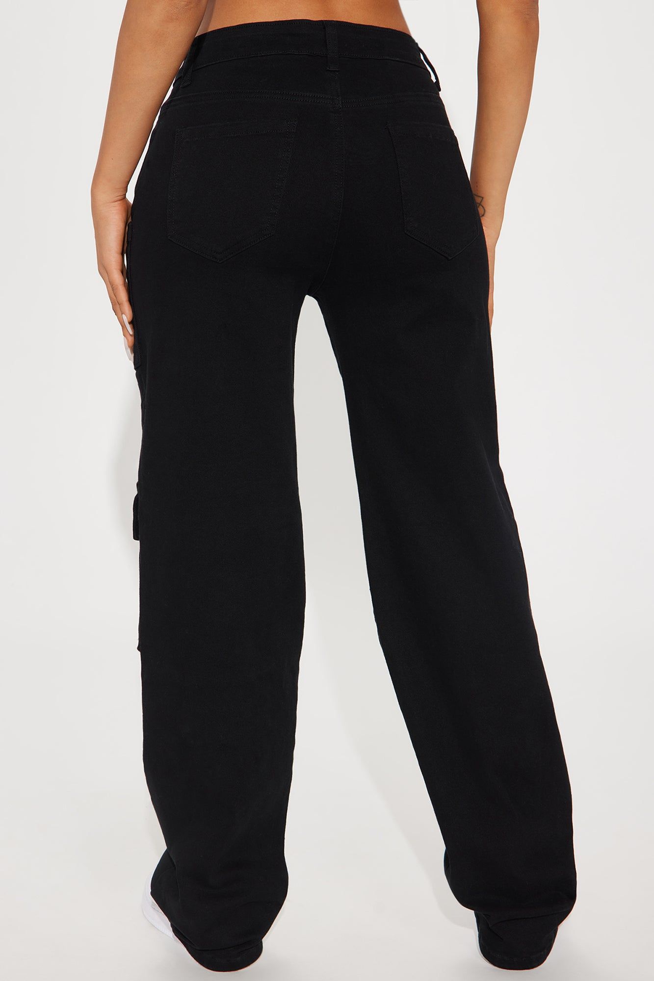 Winning Times Wide Leg Cargo Pant - Black sold by Fashion Nova product image thumbnail 4