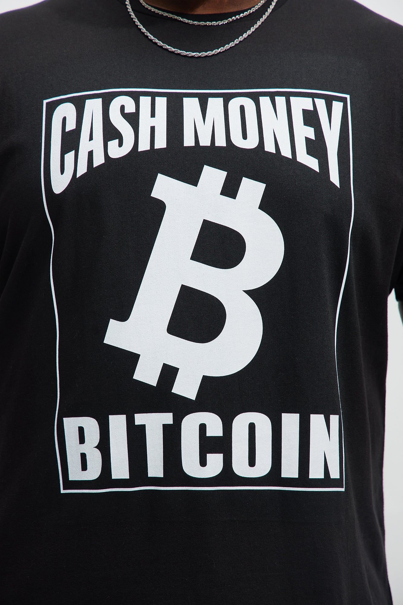 Cash Money Bitcoin Short Sleeve Tee - Black sold by Fashion Nova product image thumbnail 5
