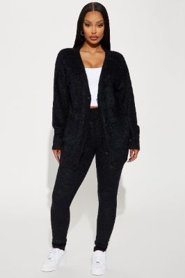 Lola Sweater Legging Set - Black sold by Fashion Nova
