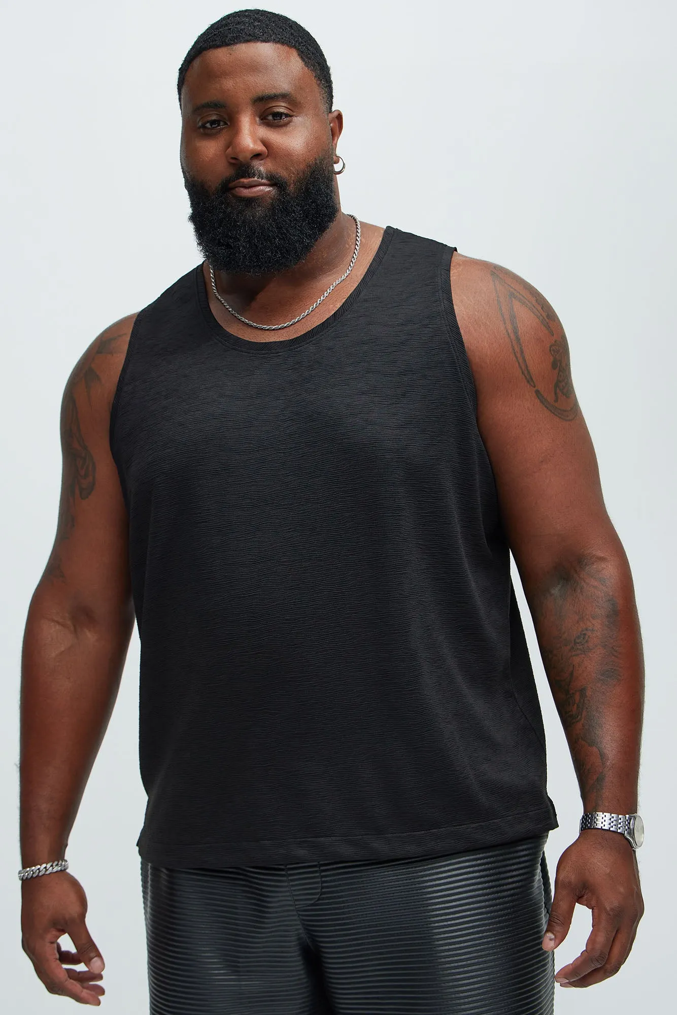 Blaze Textured Tank - Black sold by Fashion Nova product image thumbnail 5